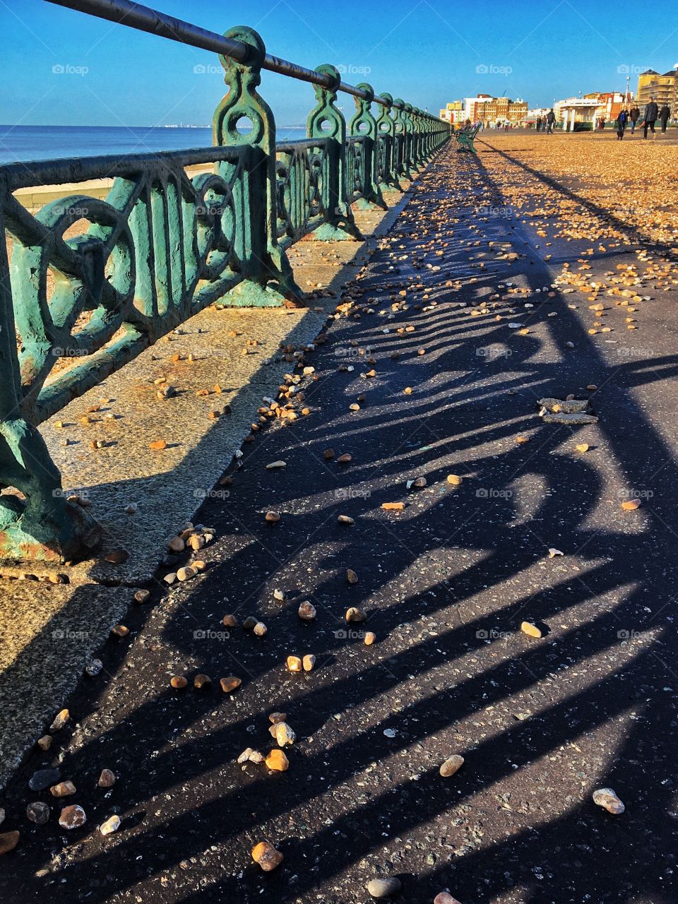 Shadows and a vanishing point!