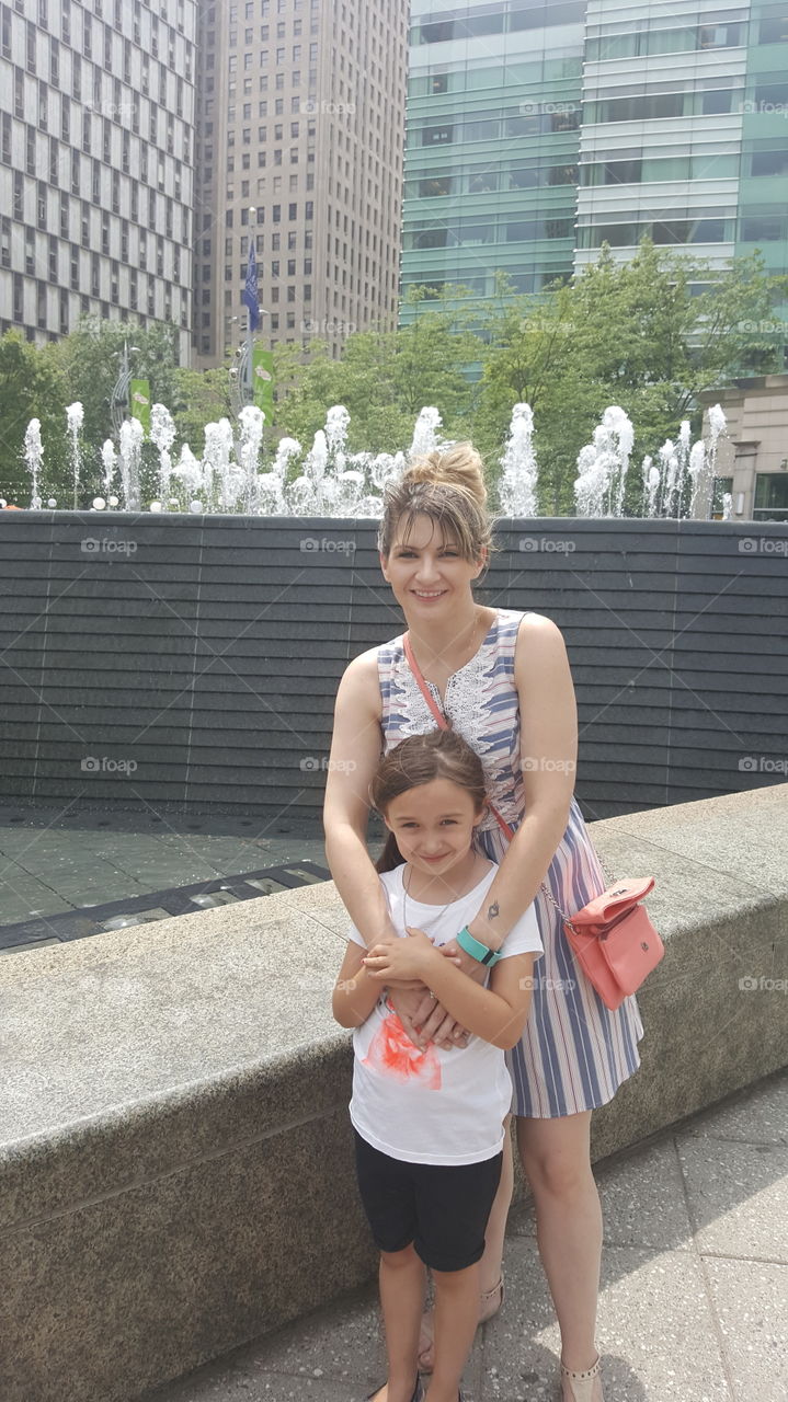 Campus Martius Fountain, Downtown Detroit