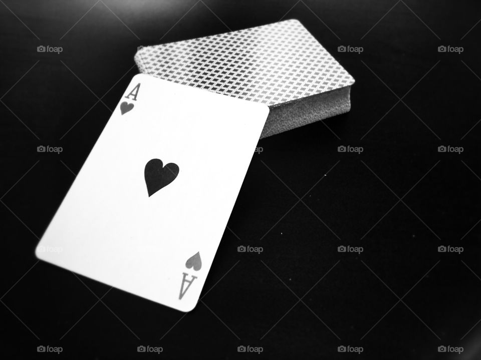 deck. deck of playing cards