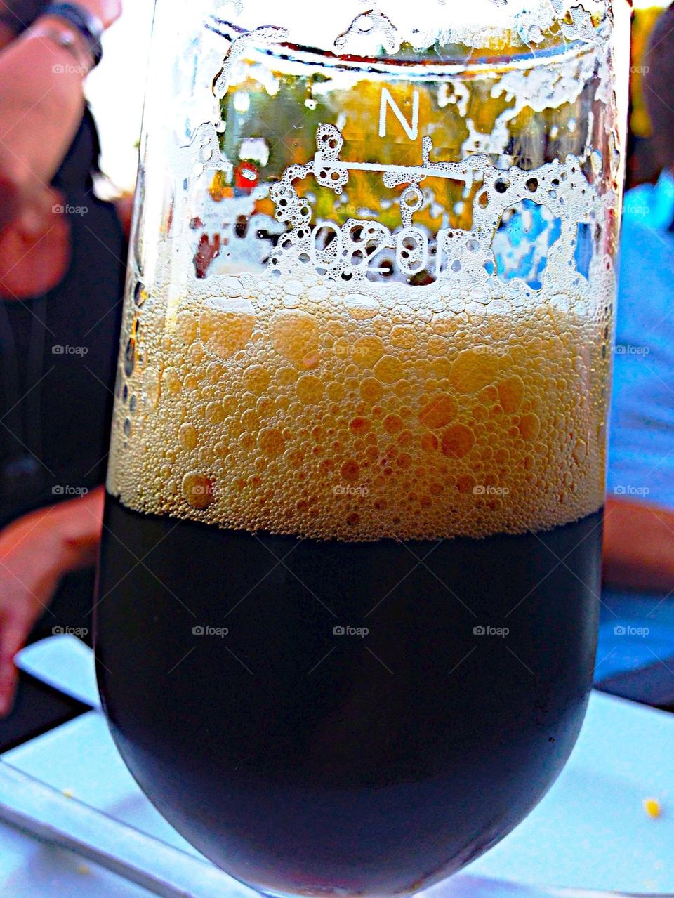 The dark beer!