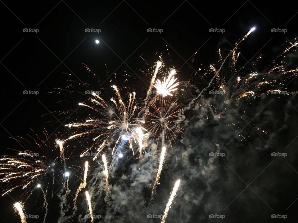 Fireworks  stars 