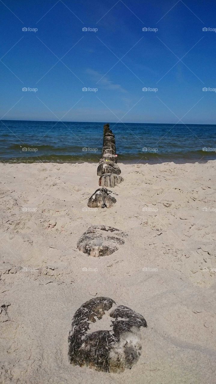 Sand, Beach, Seashore, Water, Sea