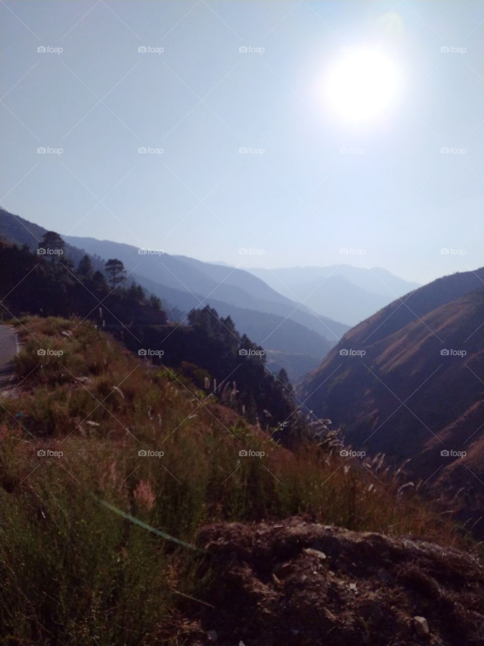 Mountain view on the way to Uttarkashi
