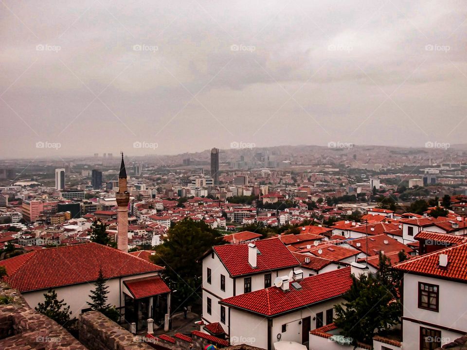 View from Ankara Castle