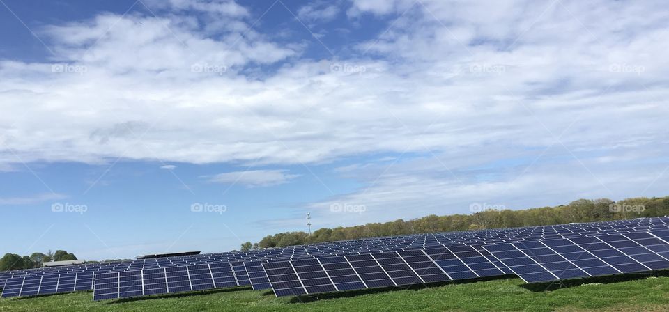 Green energy solar farm
