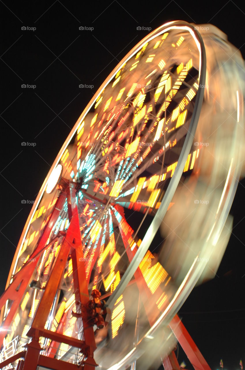 A Gerri's wheel making it's turns at the Ohio state fair