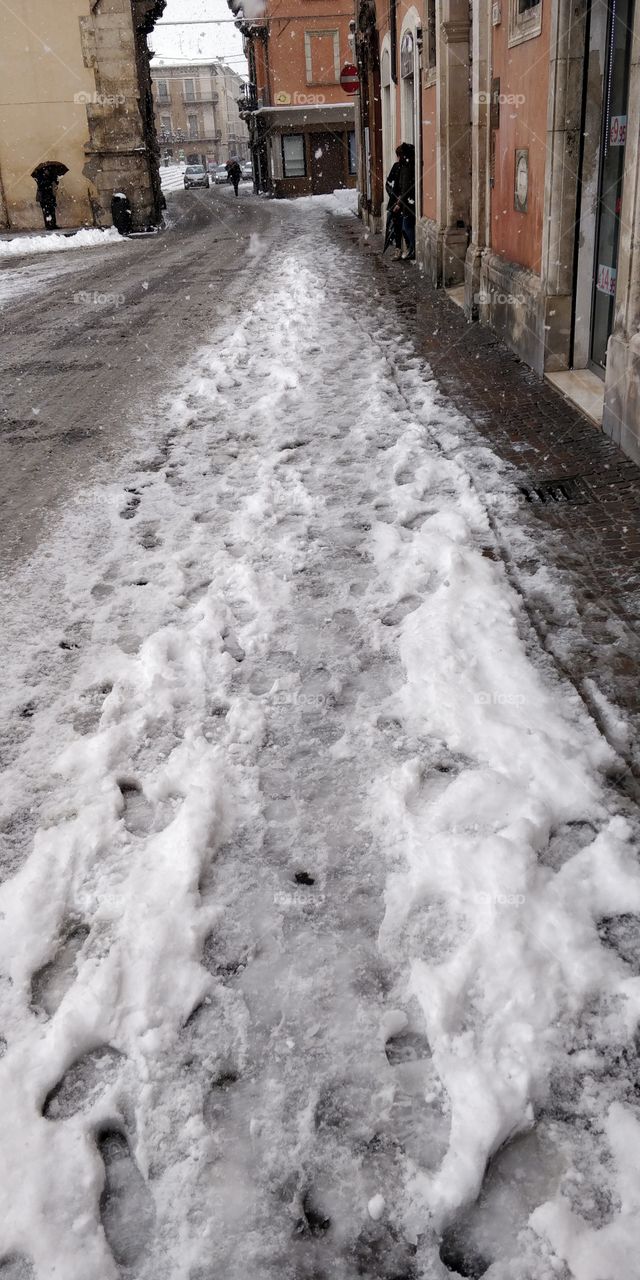 dangerous ice on streets