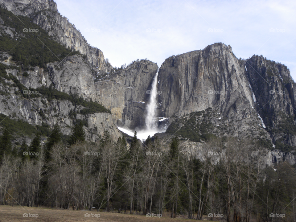 california usa usa water fall yosemite park by pauldoodhealy
