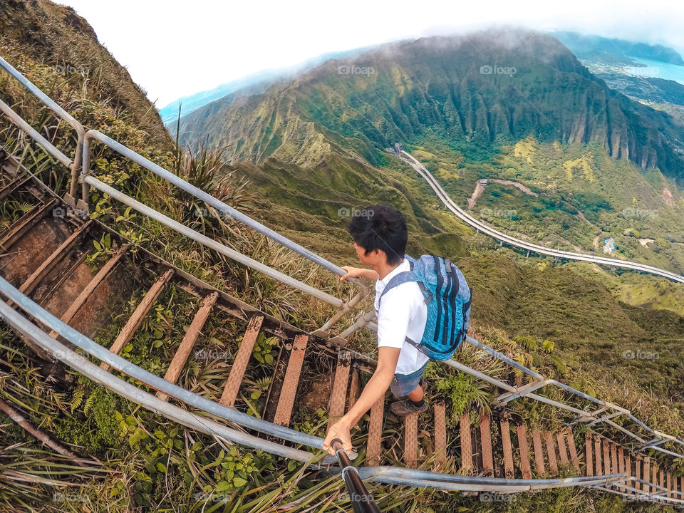 My selfie to the most dangerous hike in Hawaii and America