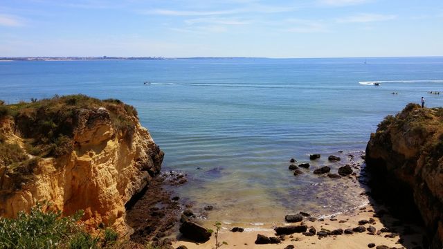 Algarve sea view . beautifull view on the Algarve coast 
