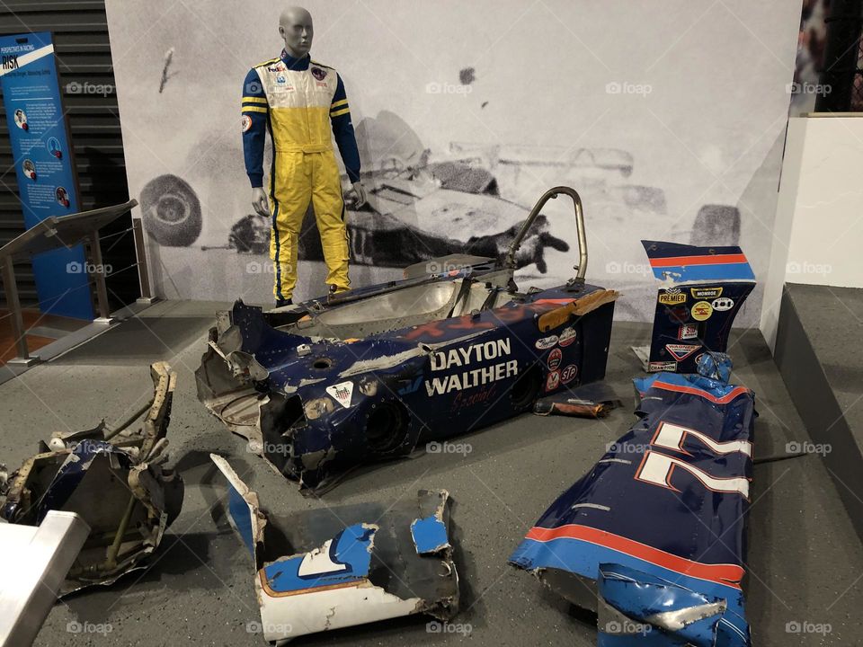 the Henry Ford - McLaren M16A Crash Aftermath