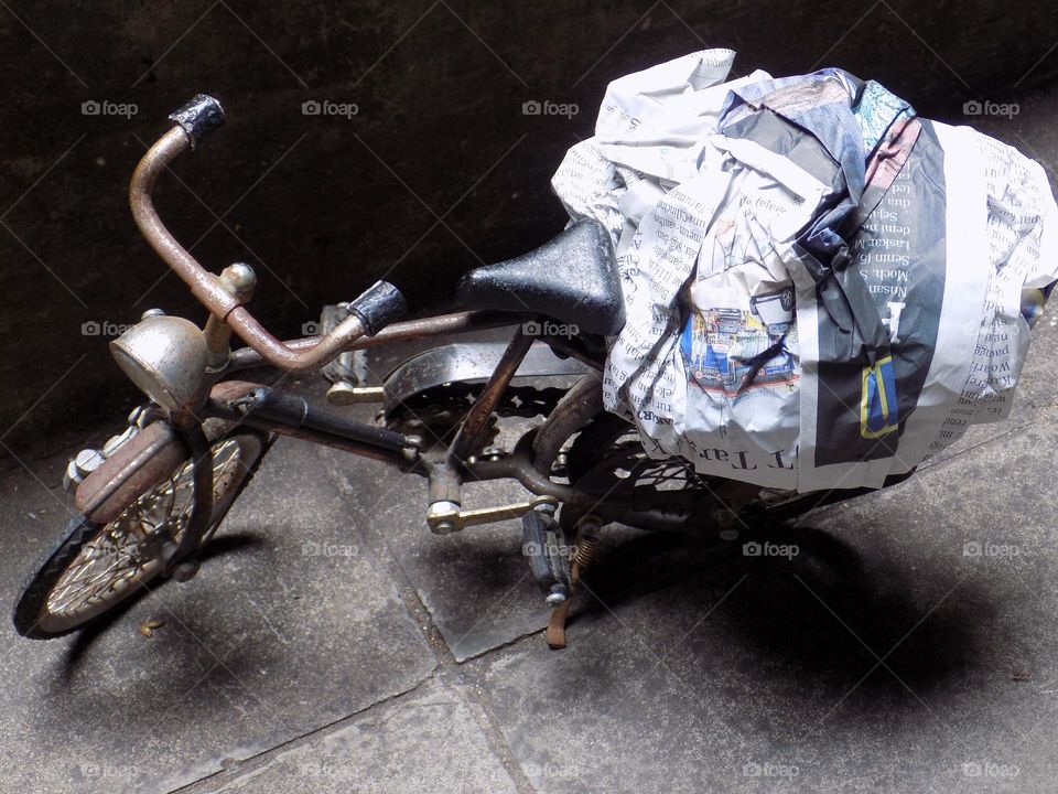 My bike carries a package