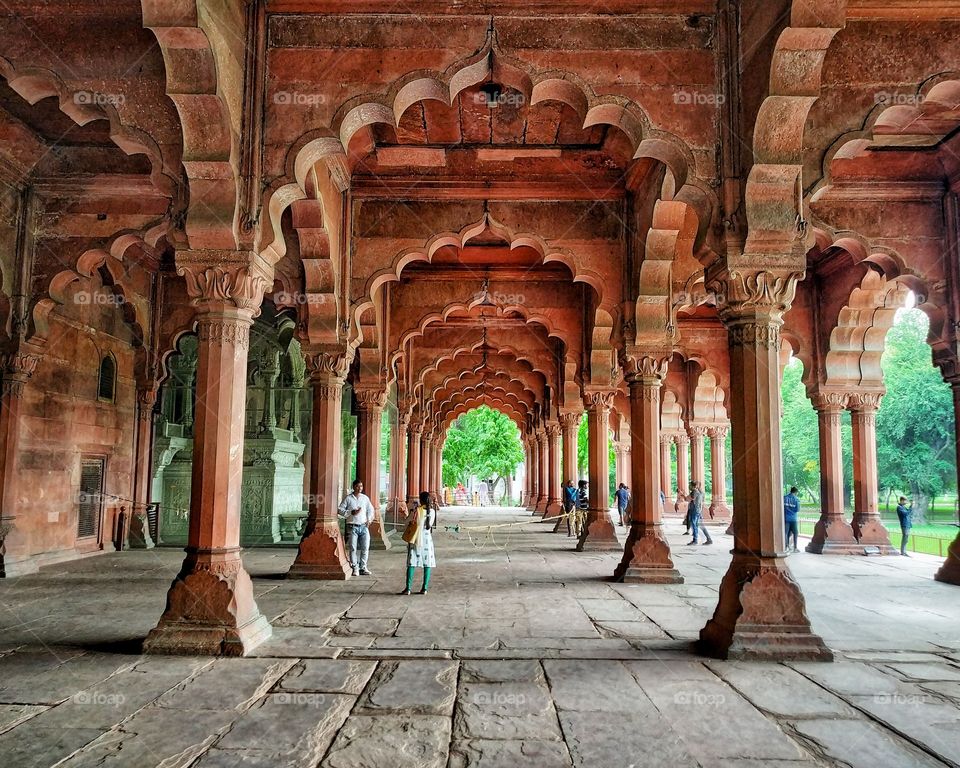 दिवान-ऐ-आम । redfort