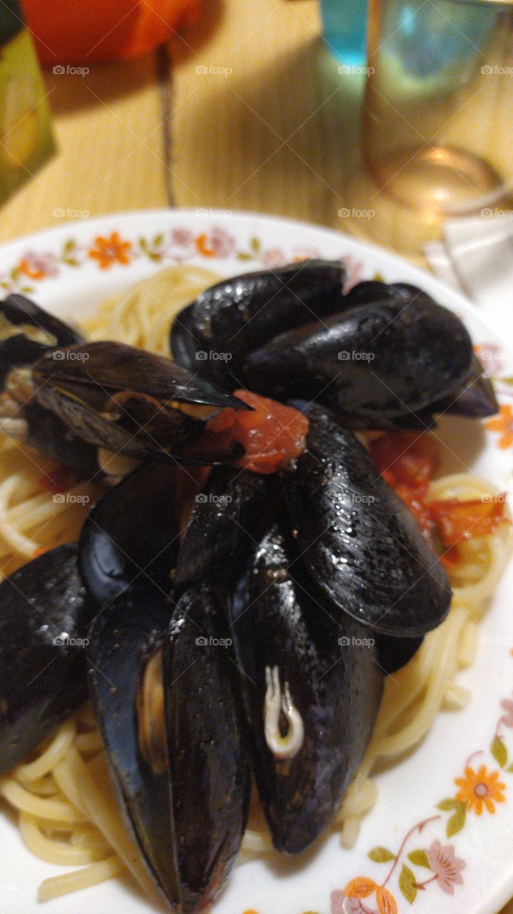 pasta con le cozze