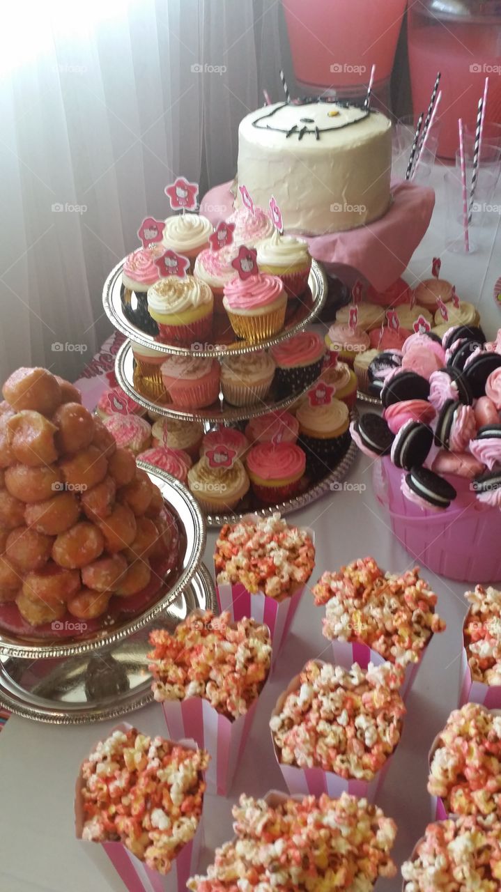 sweet pink desserts