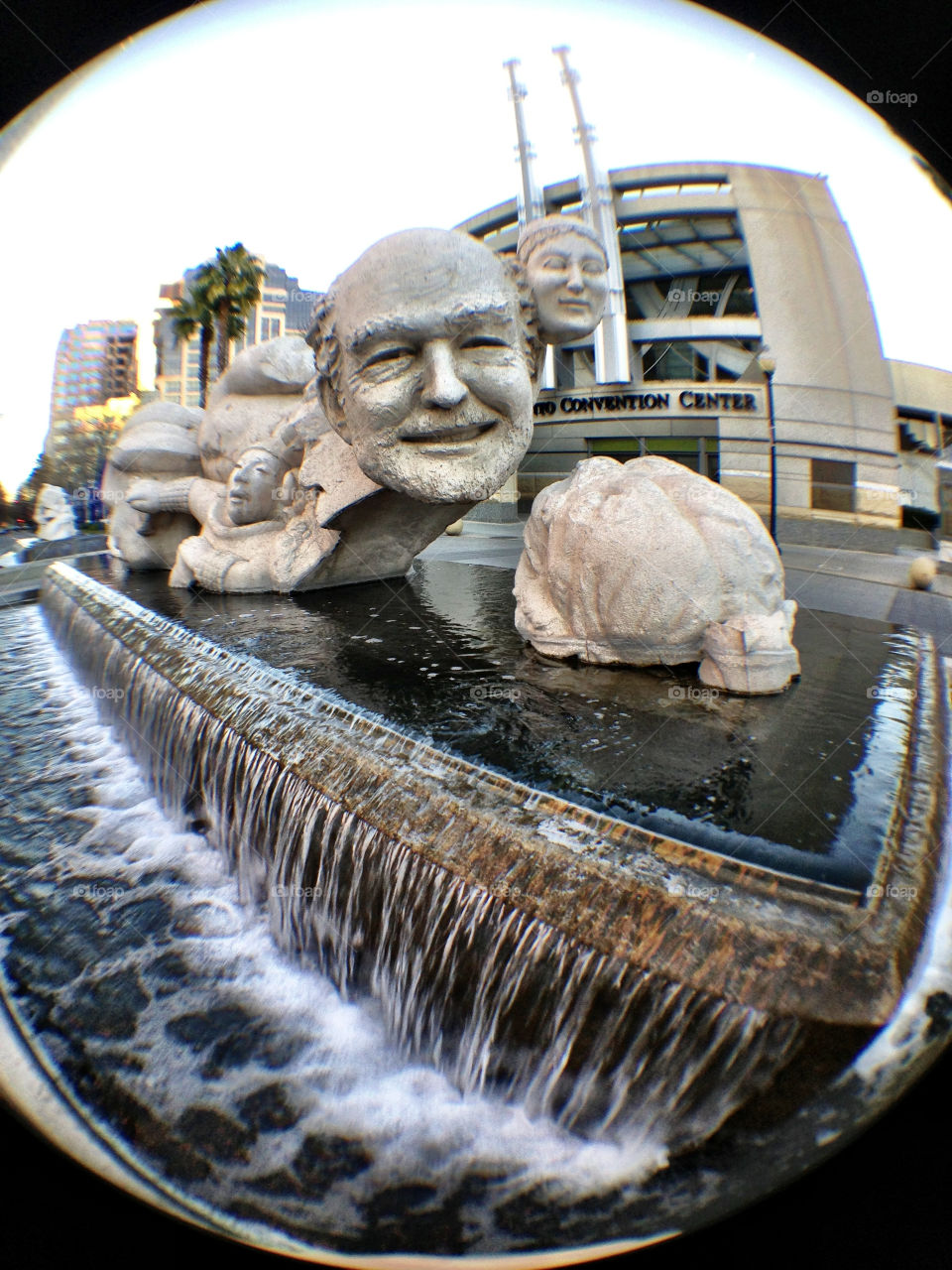 Water fountains art