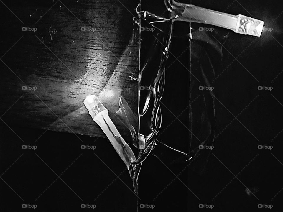 I took a photo of my friend's lights