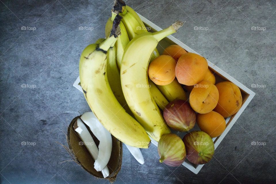 box of fresh seasonal fruit