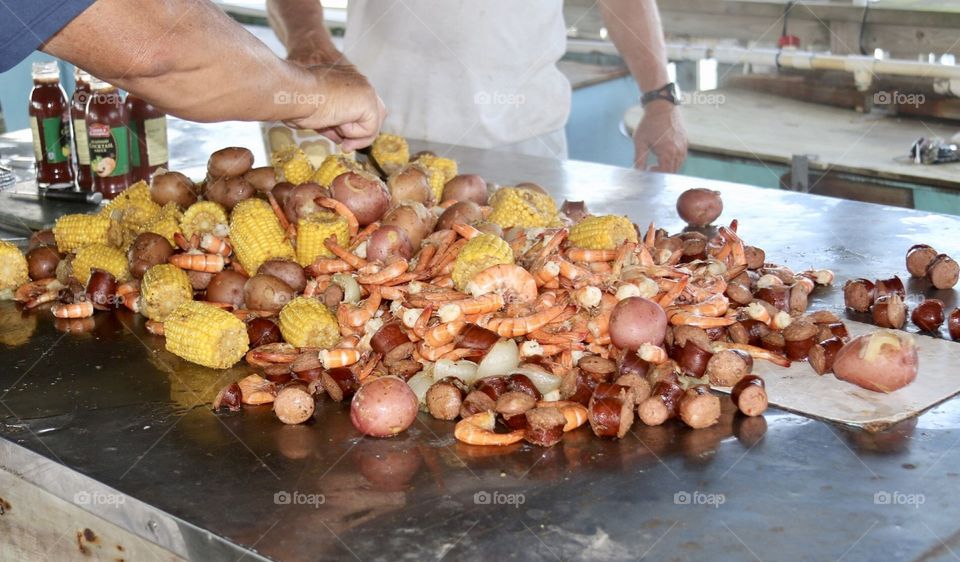 Low country shrimp boil