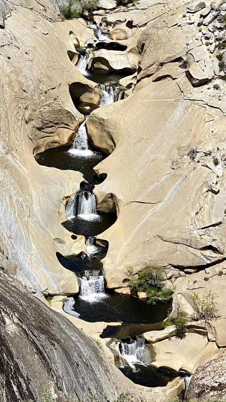 Nature’s Seven pools with waterfalls 