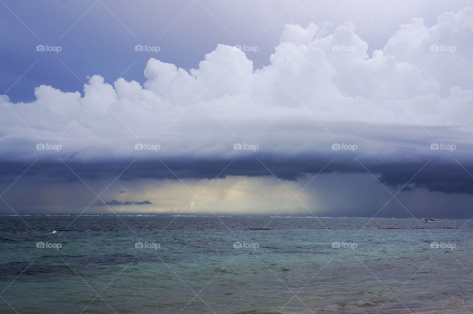 Storm Cloud over the Ocean