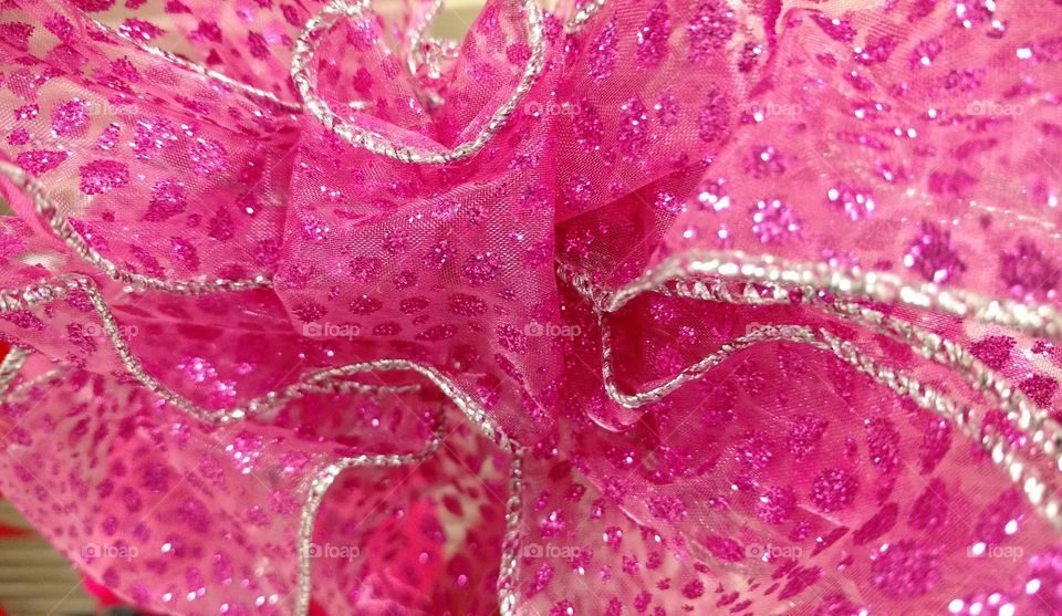 Shiny glitter fabric