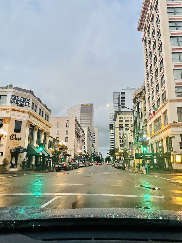 Green rainy mood 