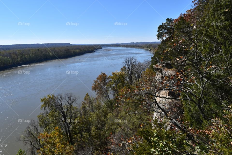 Cliff overlooking the Missouri River