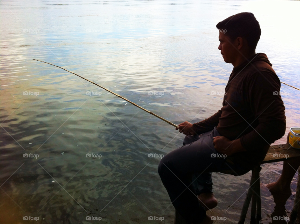 landscape river fishing xingu by nunogodolphim