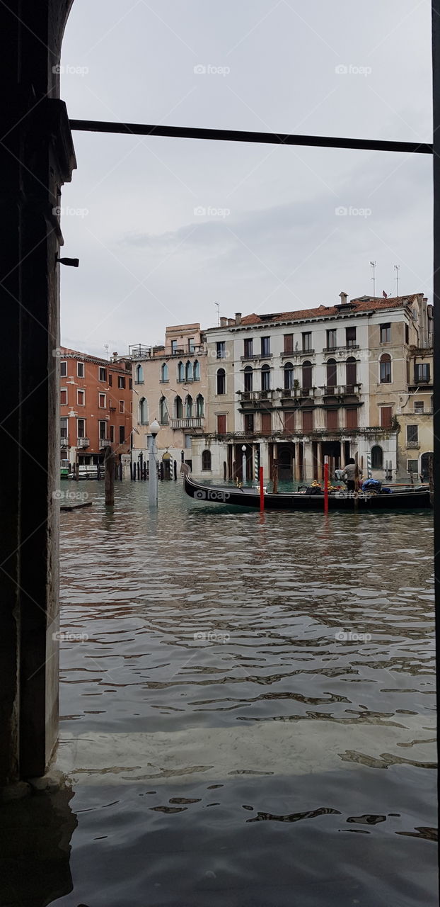 Venezia con acqua alta