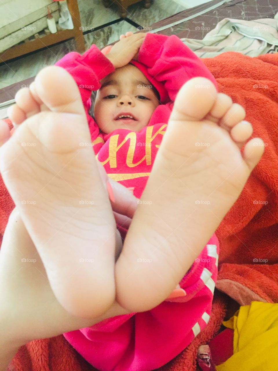 Little angel’s feet