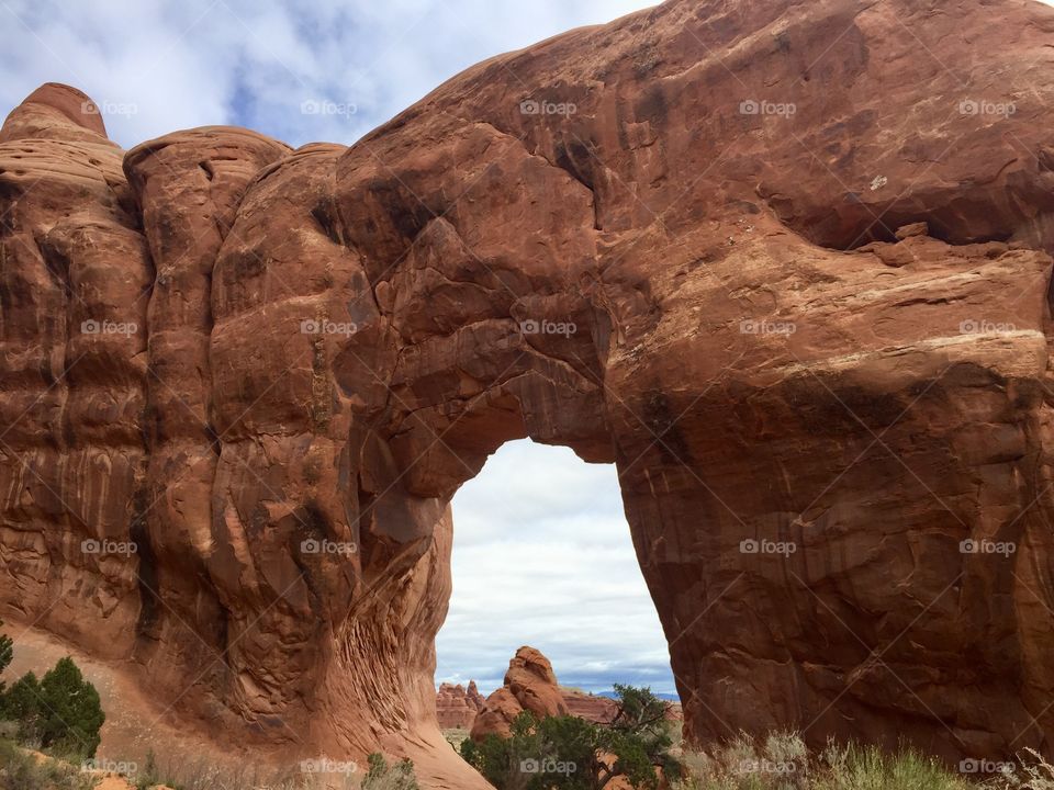 Arch in the desert