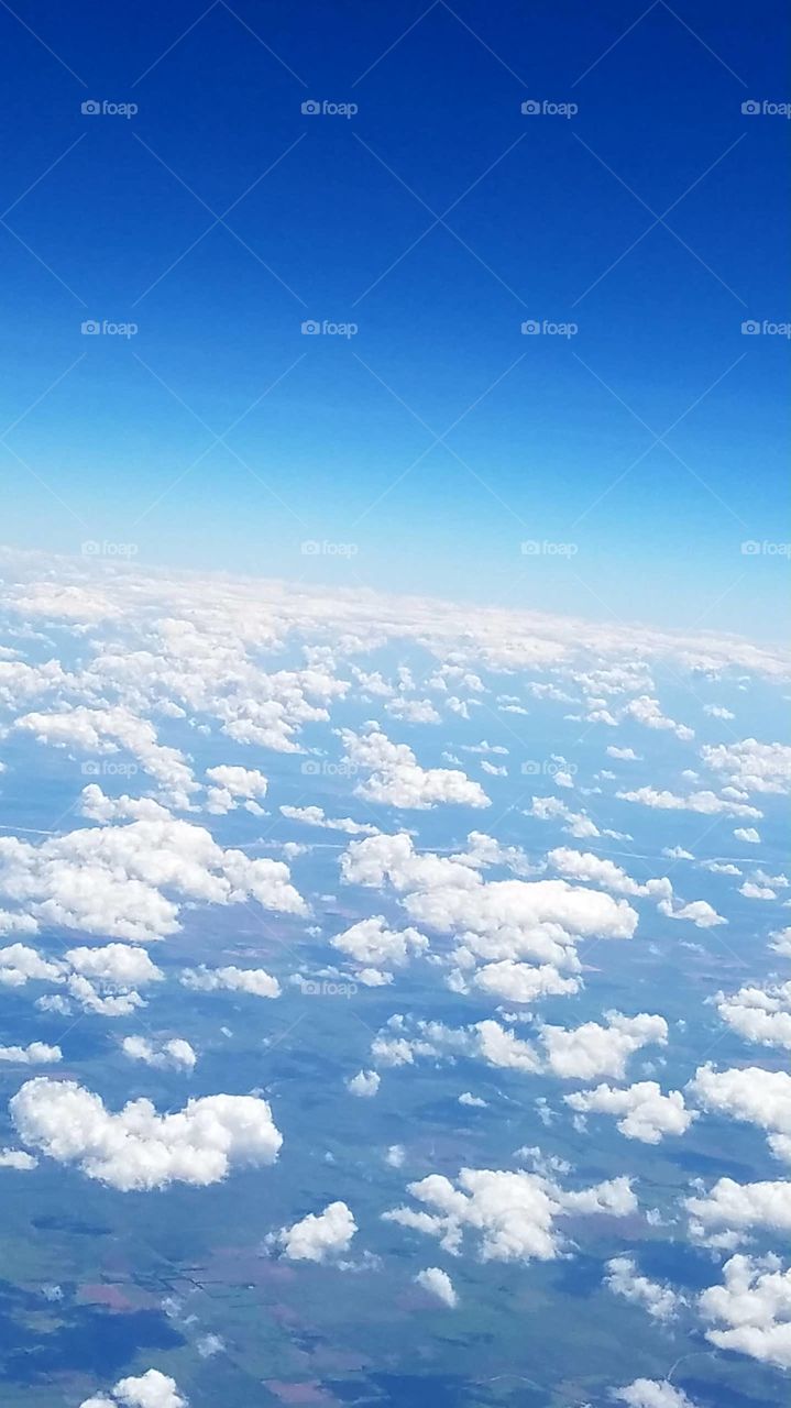 clouds from above