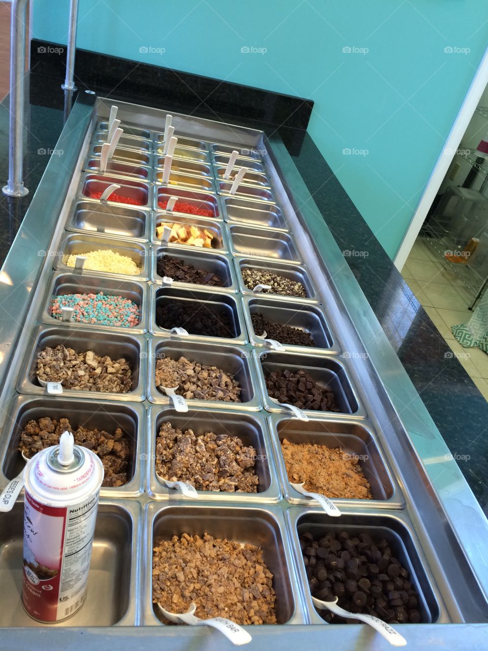 Toppings bar