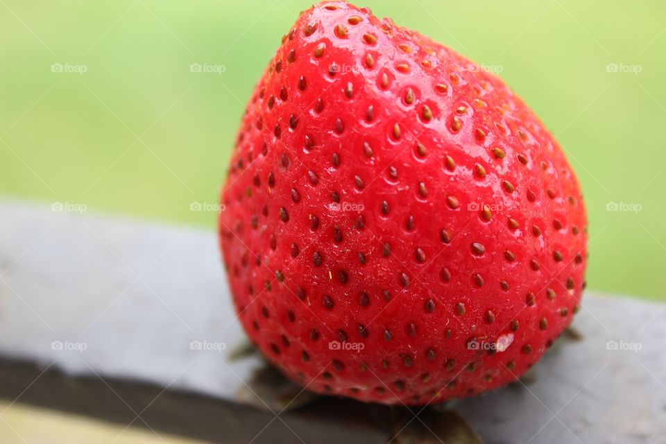 Beautiful face of a strawberry....