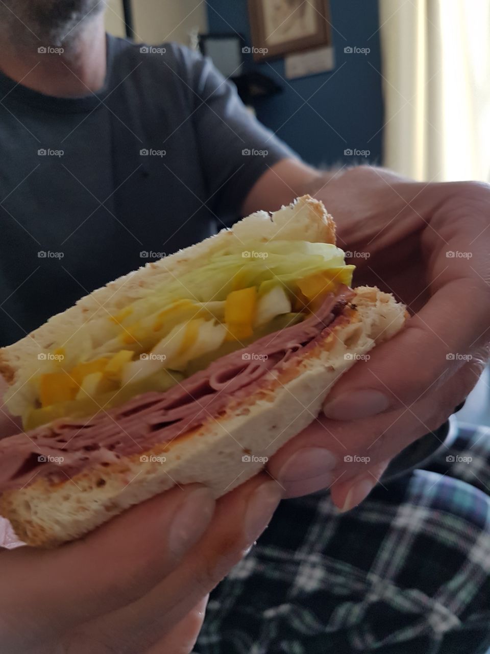 Now that's a sandwich!