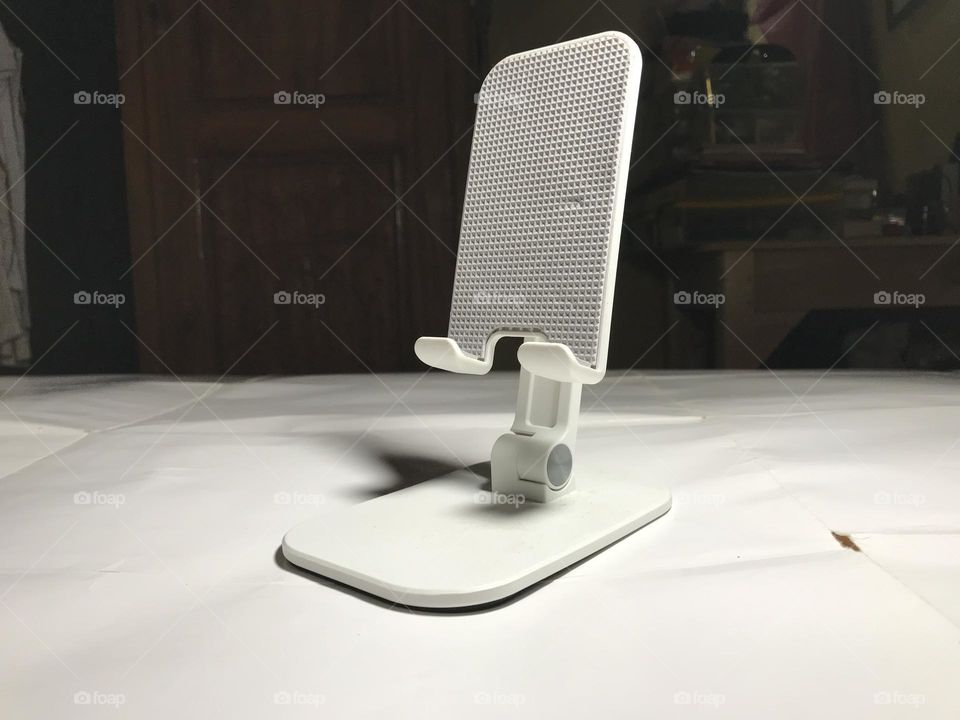 Standing handphone stock images