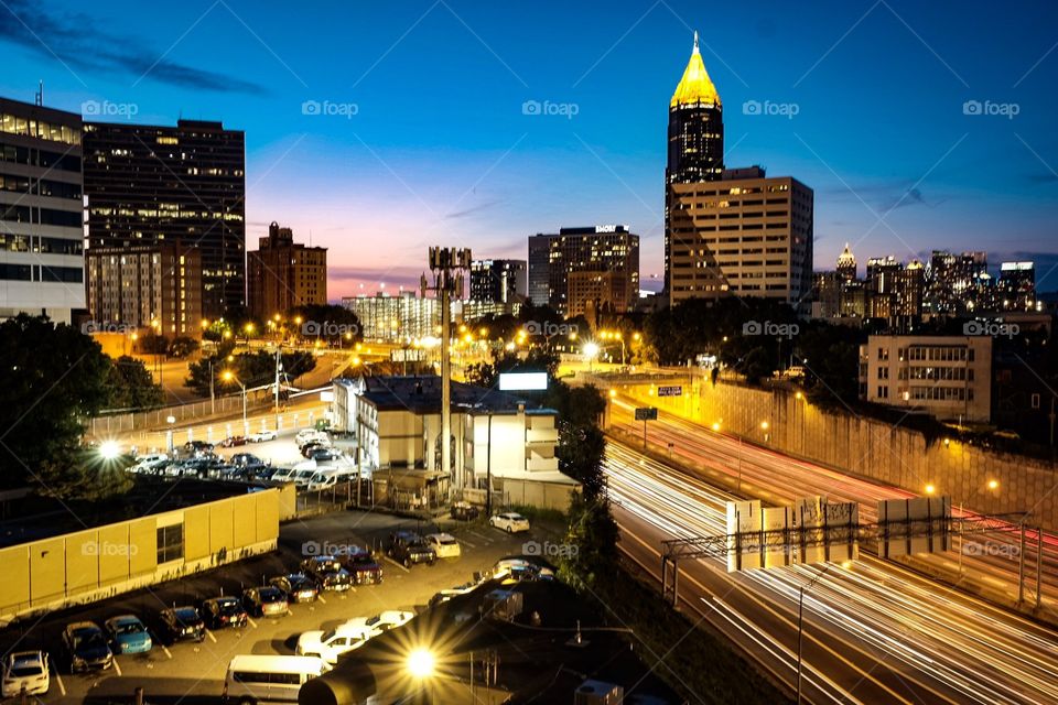 Downtown Atlanta.