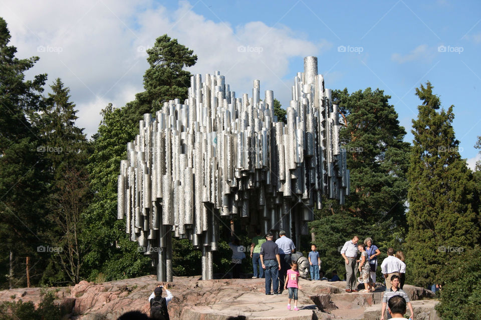 park helsinki monument finland by jvukelja