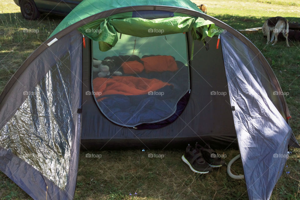 Things I love to do! Rest in a tent in nature