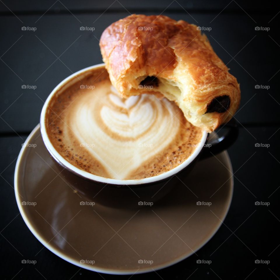 Close-up of breakfast