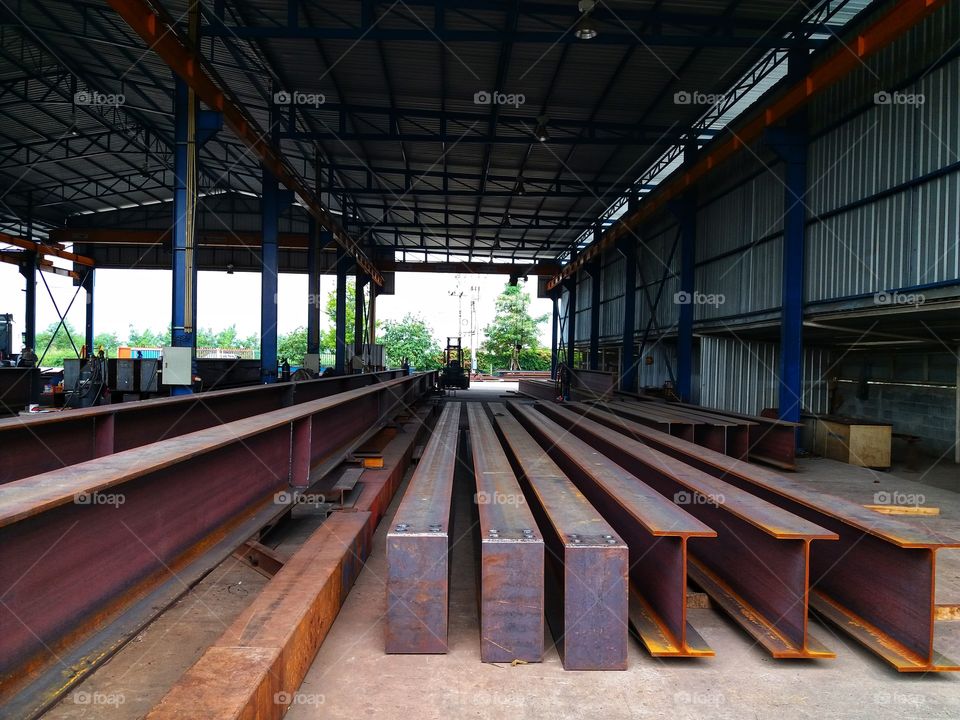 Runway and steel