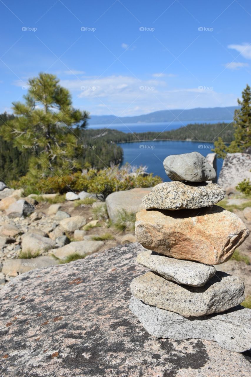 Lake Tahoe. Hiking through Lake Tahoe