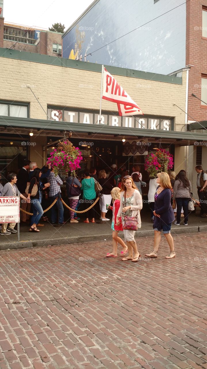 Original Starbucks. Seattle