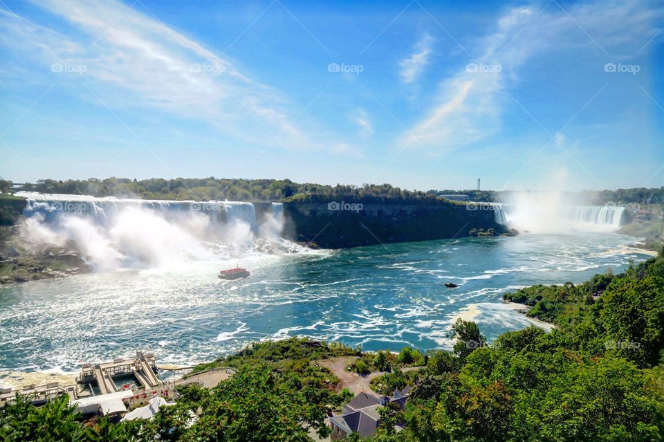 Niagara Falls beautiful day 

