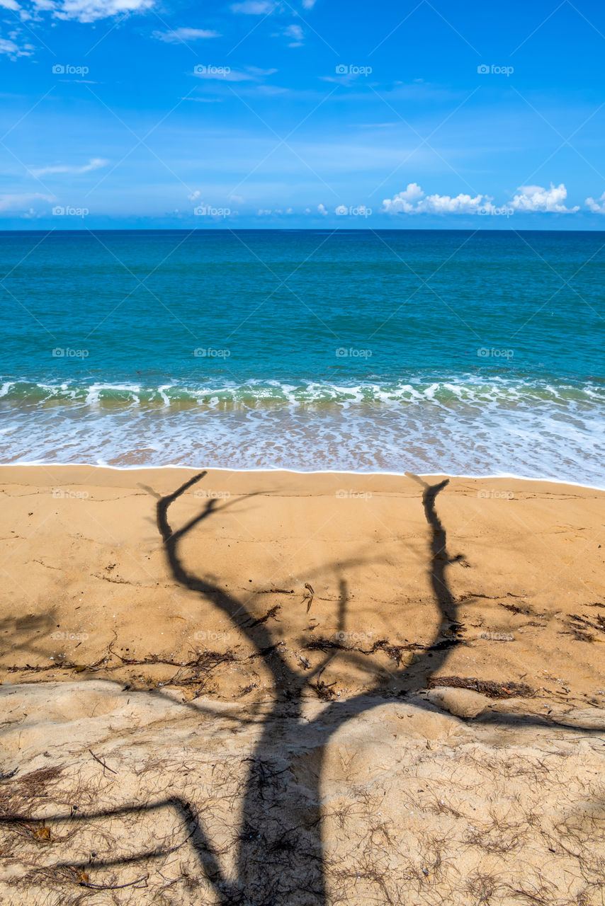 Beautiful sea scape in the southern of Thailand