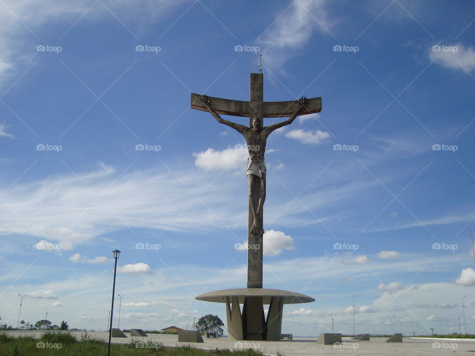 Christ Redeemer in Vitoria da Conquista, Brazil