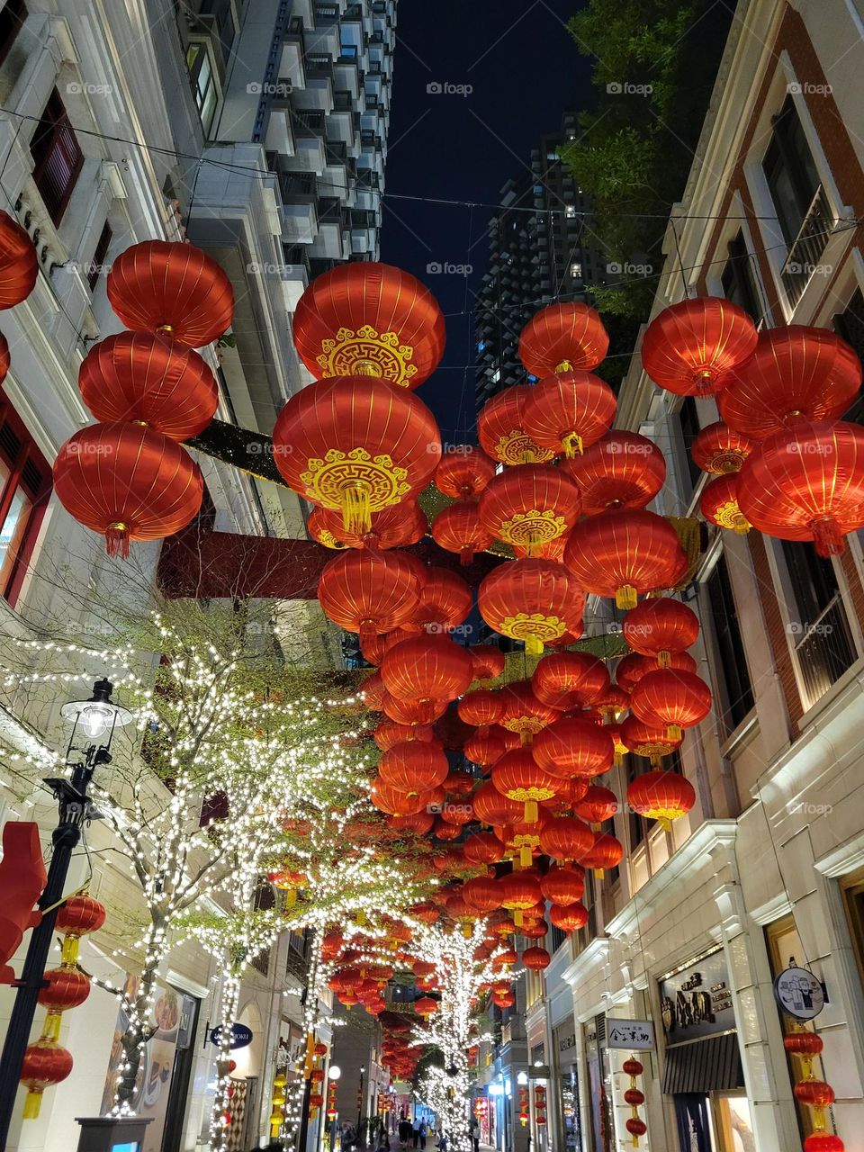 Red Lantern at Lee Tung Avenue, Wanchai Hong Kong