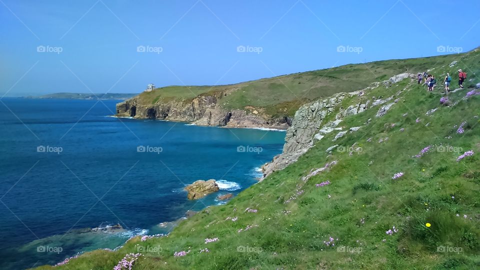 Cornish coast, UK