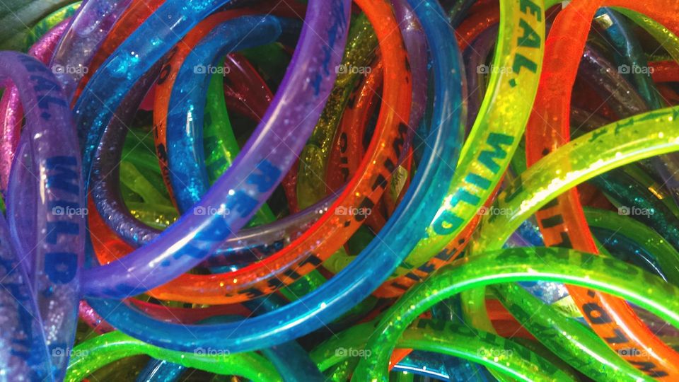 colorful bracelets
